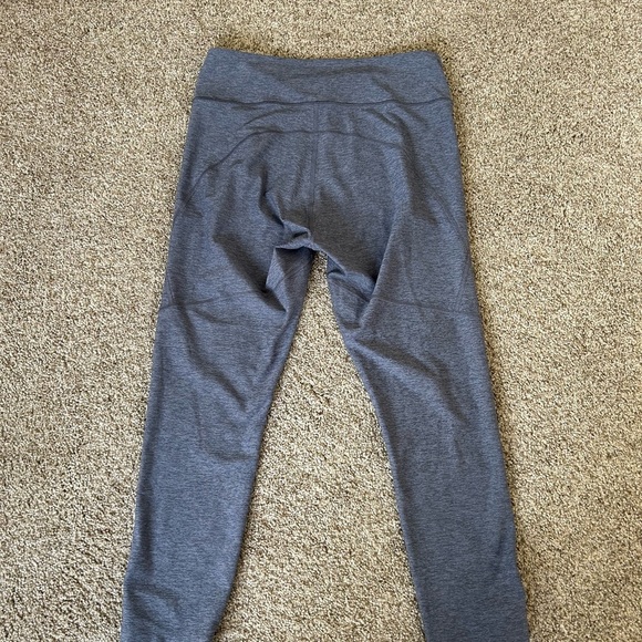 Outdoor Voices leggings. Excellent condition. Blue/grey heathered color. Size L - Picture 4 of 10